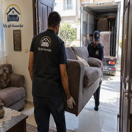 عمال تحميل ونقل الكنب المستعمل في جدة